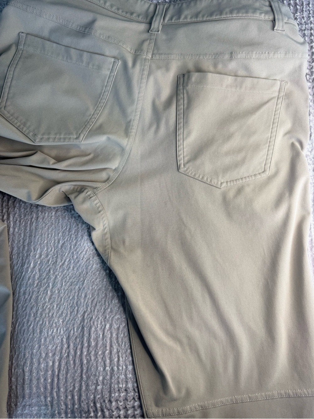 Lululemon ABC Pant Classic Warpstreme Khaki Beige Mens 30x28 Chino - Picture 12 of 13